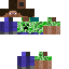 Minecraft skin texture, 64x64 pixels