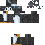 Minecraft skin texture, 64x64 pixels