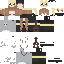 Minecraft skin texture, 64x64 pixels