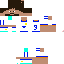 Minecraft skin texture, 64x64 pixels