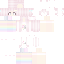 Pink Minecraft skin texture, 64x64 pixels