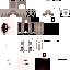 Minecraft skin texture, 64x64 pixels