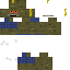 Yellow Minecraft skin texture, 64x64 pixels