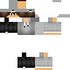 Minecraft skin texture, 64x64 pixels