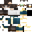 Minecraft skin texture, 64x64 pixels