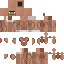 Classic Minecraft skin texture, 64x64 pixels