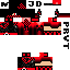 Minecraft skin texture, 64x64 pixels