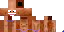Minecraft skin texture, 64x32 legacy pixels