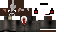 Minecraft skin texture, 64x32 legacy pixels