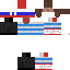 Minecraft skin texture, 64x64 pixels