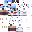 Minecraft skin texture, 64x64 pixels