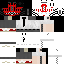 Minecraft skin texture, 64x64 pixels