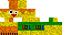 Minecraft skin texture, 64x32 legacy pixels