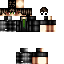 Minecraft skin texture, 64x64 pixels