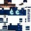 Minecraft skin texture, 64x64 pixels
