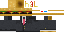 Minecraft skin texture, 64x32 legacy pixels