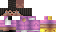 Minecraft skin texture, 64x32 legacy pixels