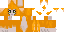 Minecraft skin texture, 64x32 legacy pixels