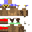 Minecraft skin texture, 64x64 pixels