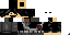 Minecraft skin texture, 64x32 legacy pixels