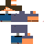 Minecraft skin texture, 64x64 pixels