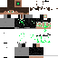 Minecraft skin texture, 64x64 pixels
