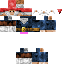 Minecraft skin texture, 64x64 pixels