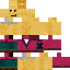 Minecraft skin texture, 64x64 pixels