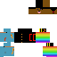 Minecraft skin texture, 64x64 pixels