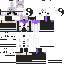 Minecraft skin texture, 64x64 pixels