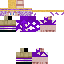 Minecraft skin texture, 64x64 pixels