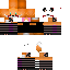 Minecraft skin texture, 64x64 pixels