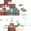Minecraft skin texture, 64x64 pixels