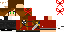 Minecraft skin texture, 64x32 legacy pixels