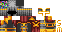 Minecraft skin texture, 64x32 legacy pixels