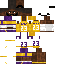 Minecraft skin texture, 64x64 pixels