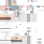 Minecraft skin texture, 64x64 pixels