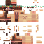 Minecraft skin texture, 64x64 pixels