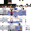 Minecraft skin texture, 64x64 pixels