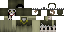 Minecraft skin texture, 64x32 legacy pixels