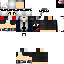 Minecraft skin texture, 64x64 pixels