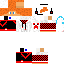 Minecraft skin texture, 64x64 pixels