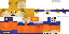 Minecraft skin texture, 64x32 legacy pixels