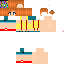 Minecraft skin texture, 64x64 pixels