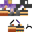 Minecraft skin texture, 64x64 pixels
