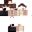 Minecraft skin texture, 64x64 pixels