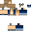 Minecraft skin texture, 64x64 pixels