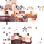 Minecraft skin texture, 64x64 pixels