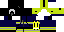 Blue Minecraft skin texture, 64x32 legacy pixels
