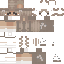 Minecraft skin texture, 64x64 pixels